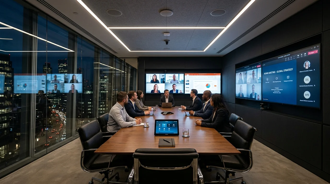 Commercial Boardroom Videoconferencing and AV Integration